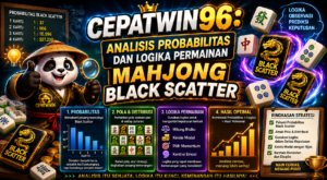 Pelajari probabilitas, pola tile, dan logika gameplay Mahjong Black Scatter bersama CEPATWIN96 secara edukatif dan modern.