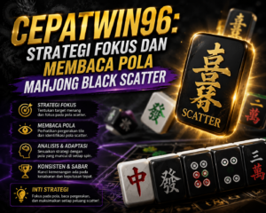 Pelajari strategi fokus, pola visual, dan gameplay Mahjong Black Scatter bersama CEPATWIN96 secara aman dan modern.